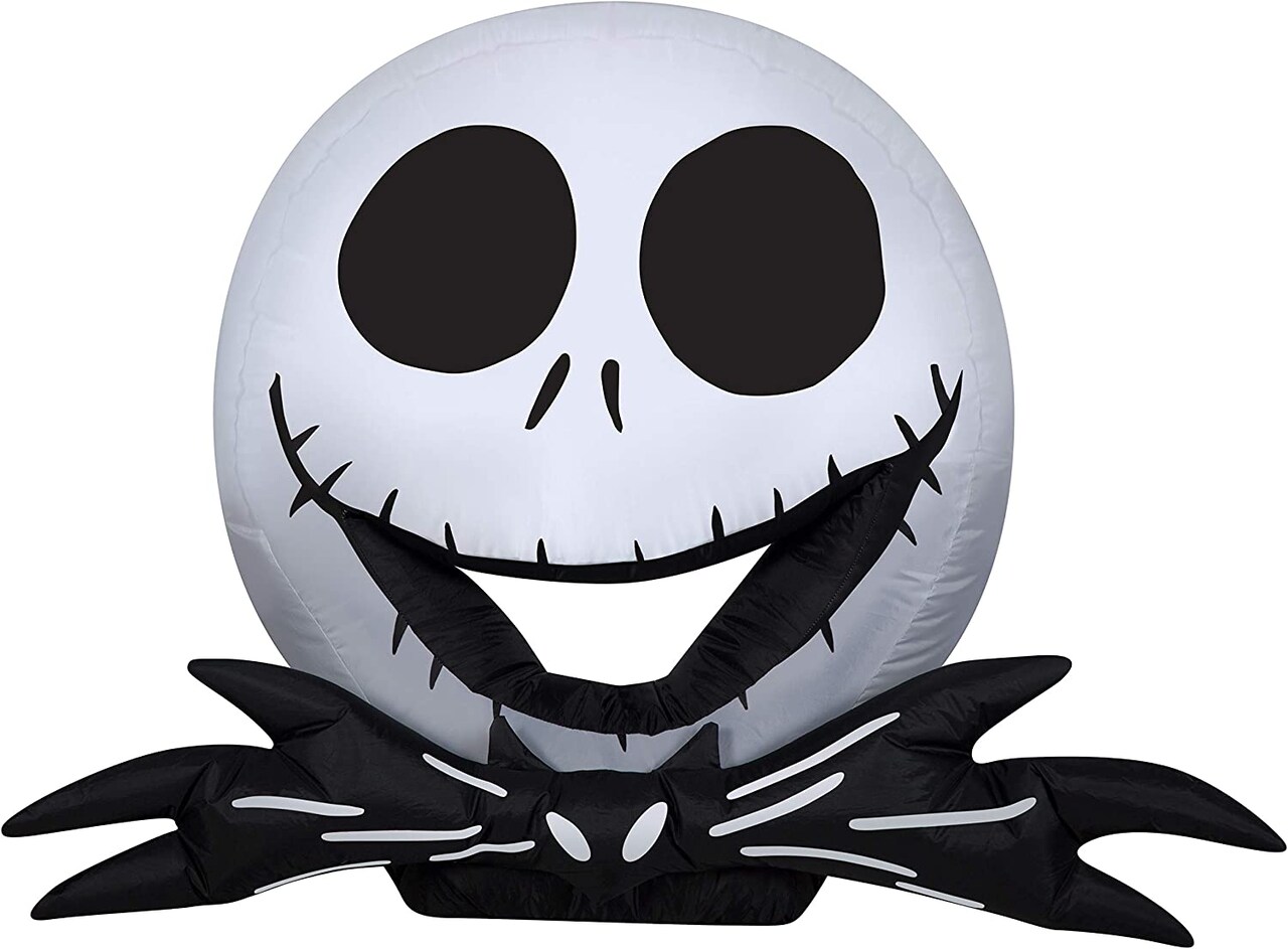 3.5' Gemmy Airblown Nightmare Before Christmas Jack Skellington Head 227156